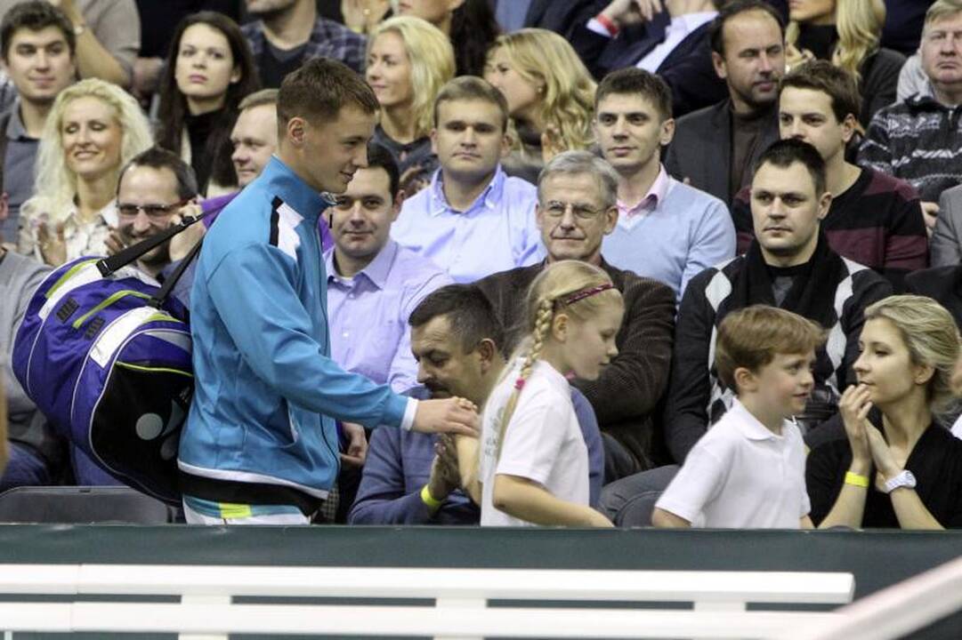 Draugiškame susitikime R.Berankis įveikė L.Grigelį