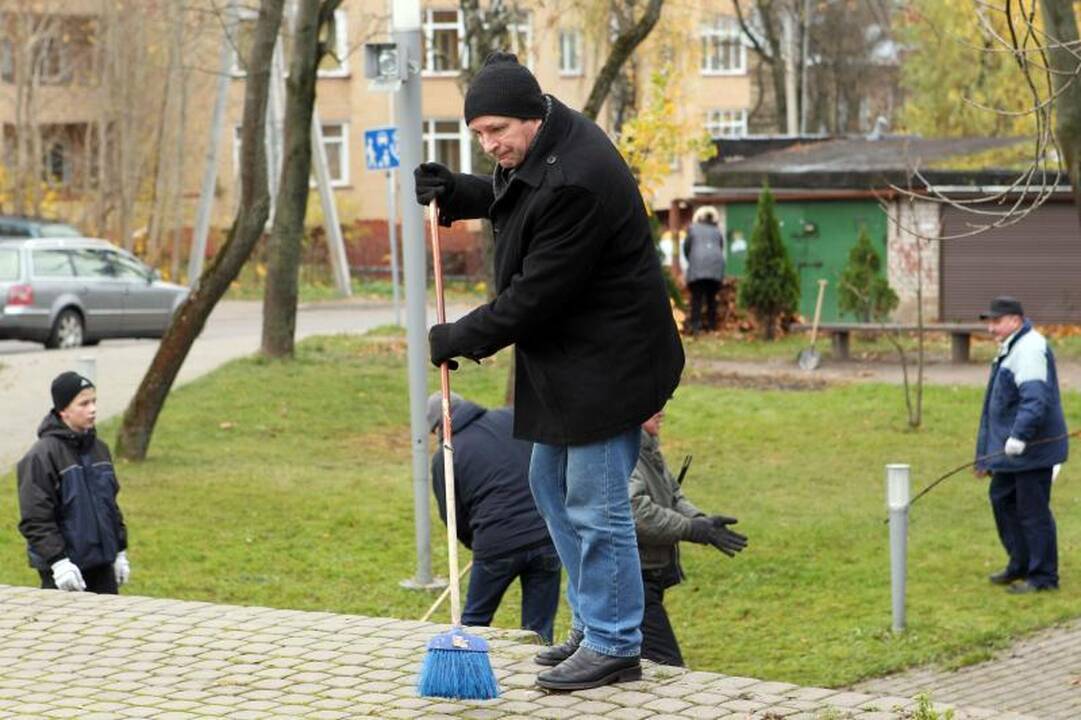 Afganistano karo veteranai šeštadienį susirinko į kasmetę talką