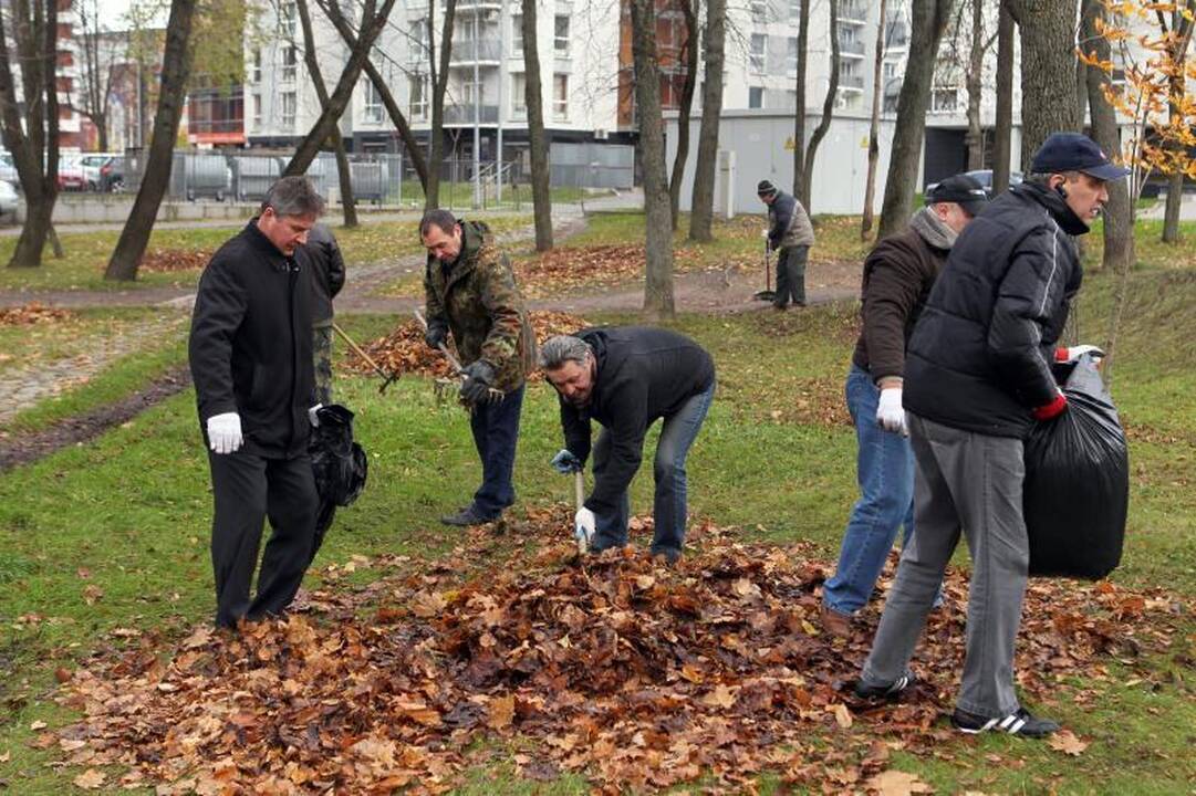 Afganistano karo veteranai šeštadienį susirinko į kasmetę talką