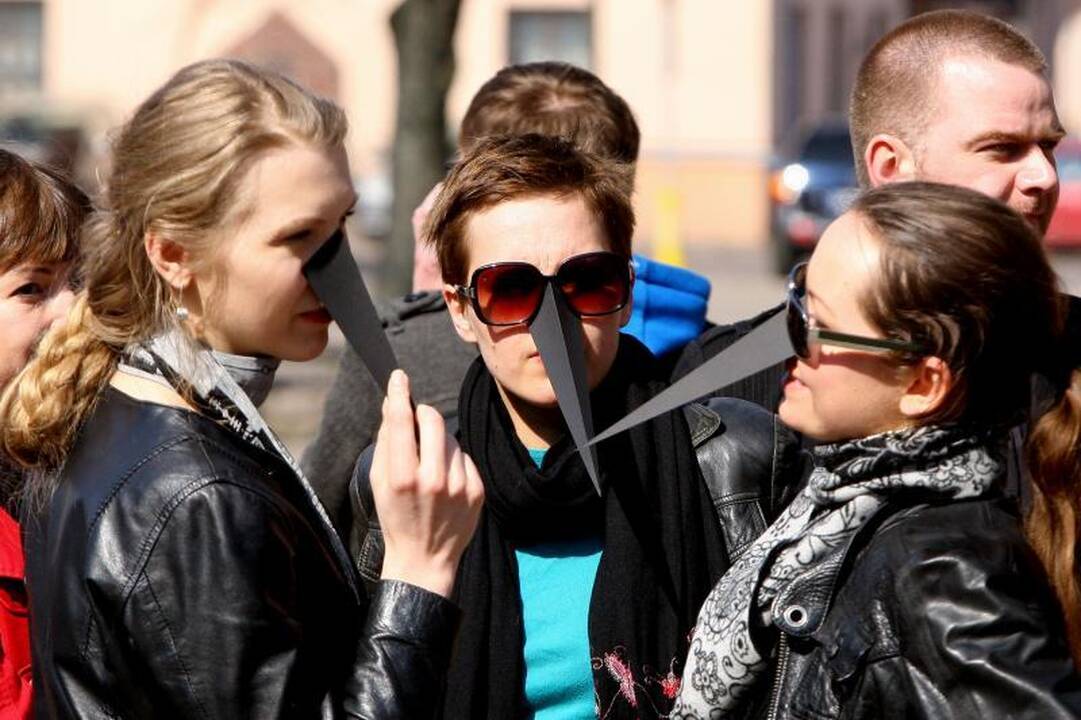 I.Vaškelienė filmavo protestuojančius architektus