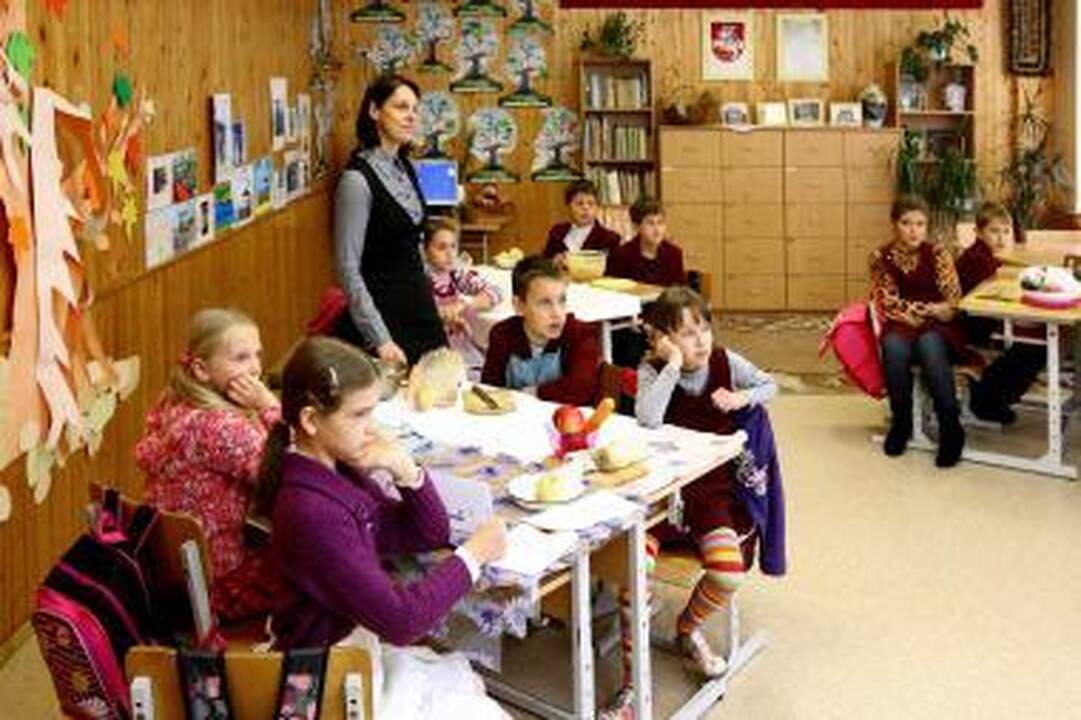 Vaikai žiemai ruošėsi gamindami traškučius