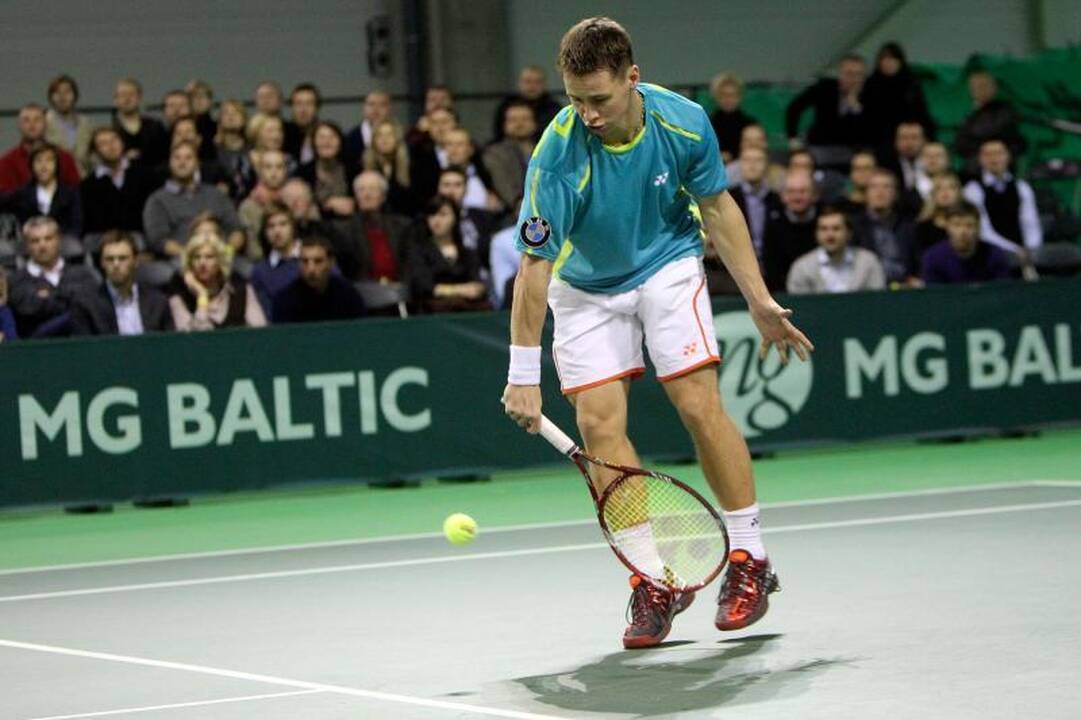 Draugiškame susitikime R.Berankis įveikė L.Grigelį