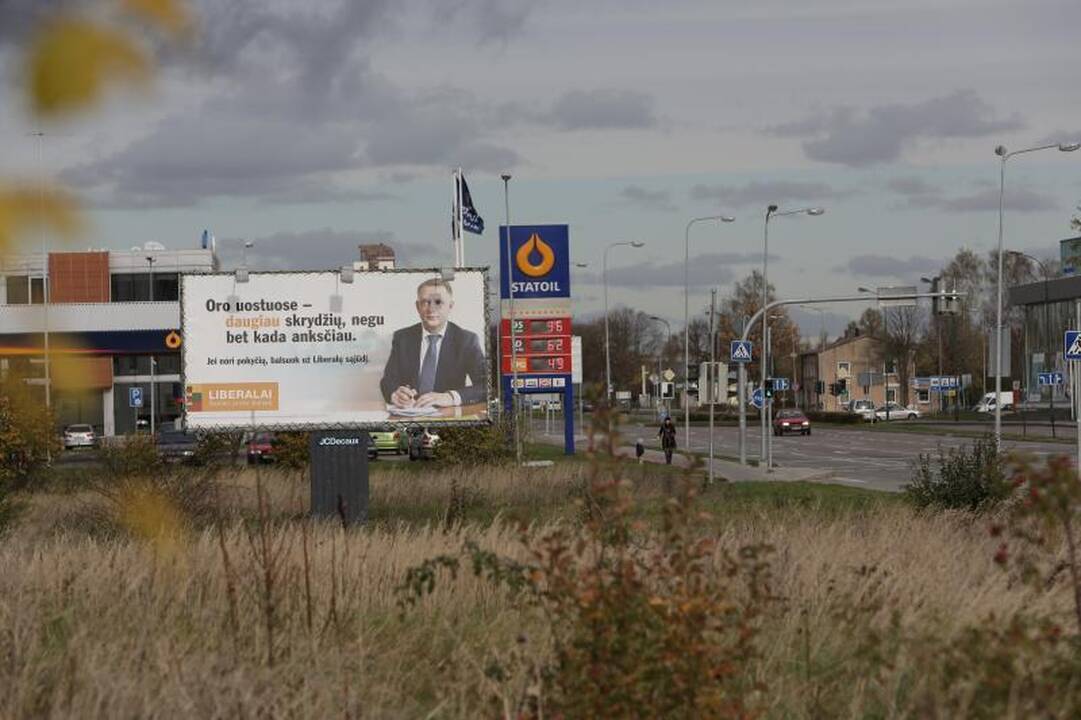 Politikai Klaipėdoje reklamuojasi ir tylos dieną 