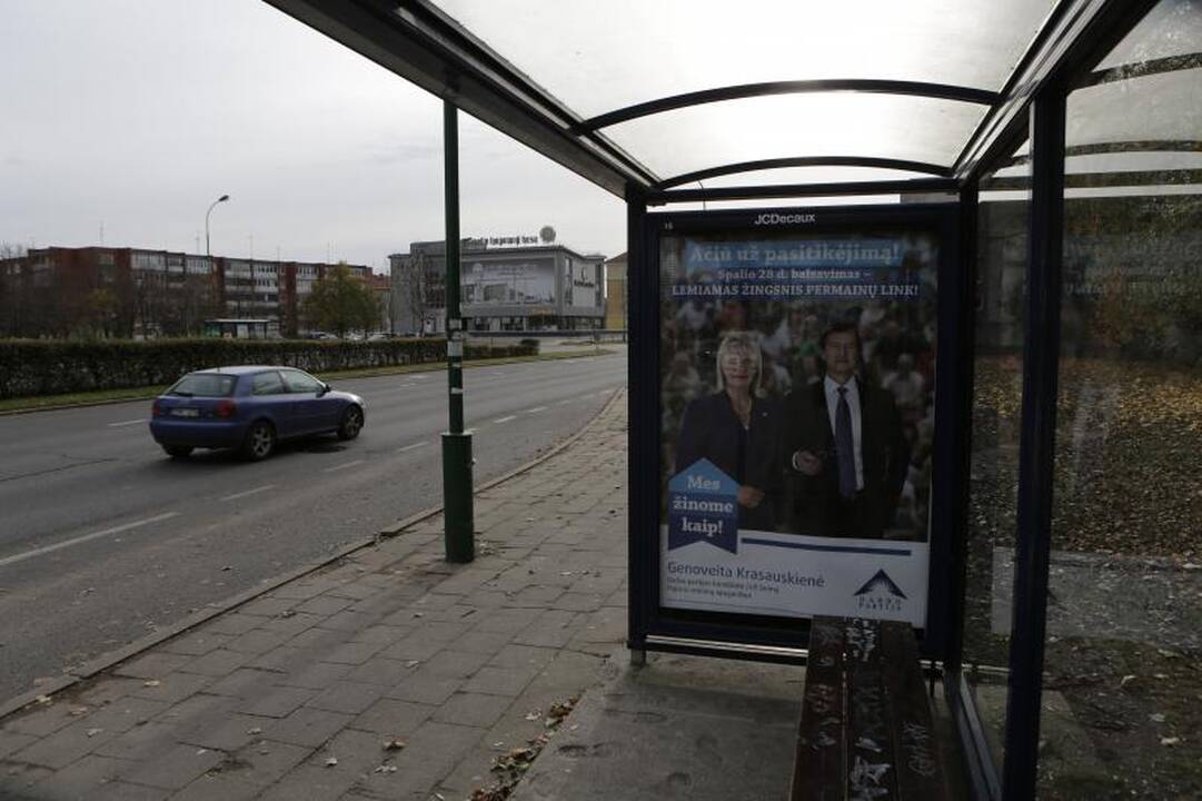 Politikai Klaipėdoje reklamuojasi ir tylos dieną 