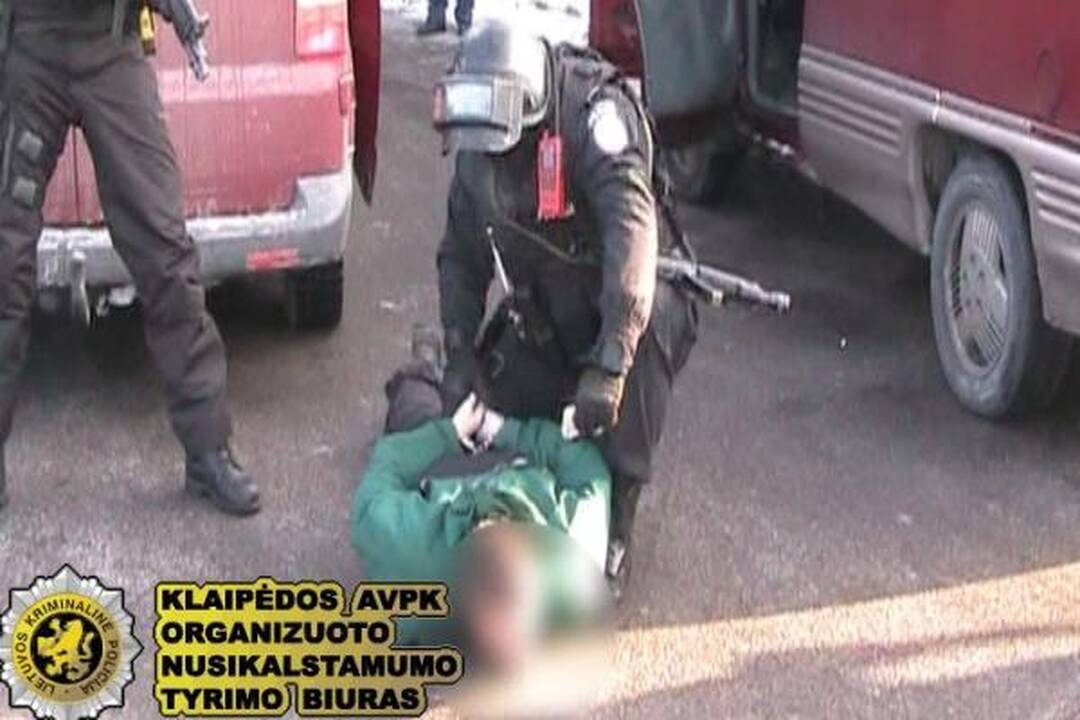 Klaipėdoje sulaikyti turto prievartautojai
