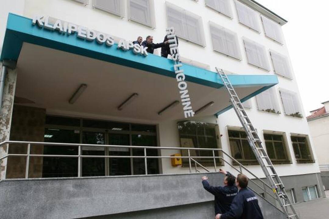 Klaipėdos apskrities ligoninė atsisveikino su senuoju pavadinimu