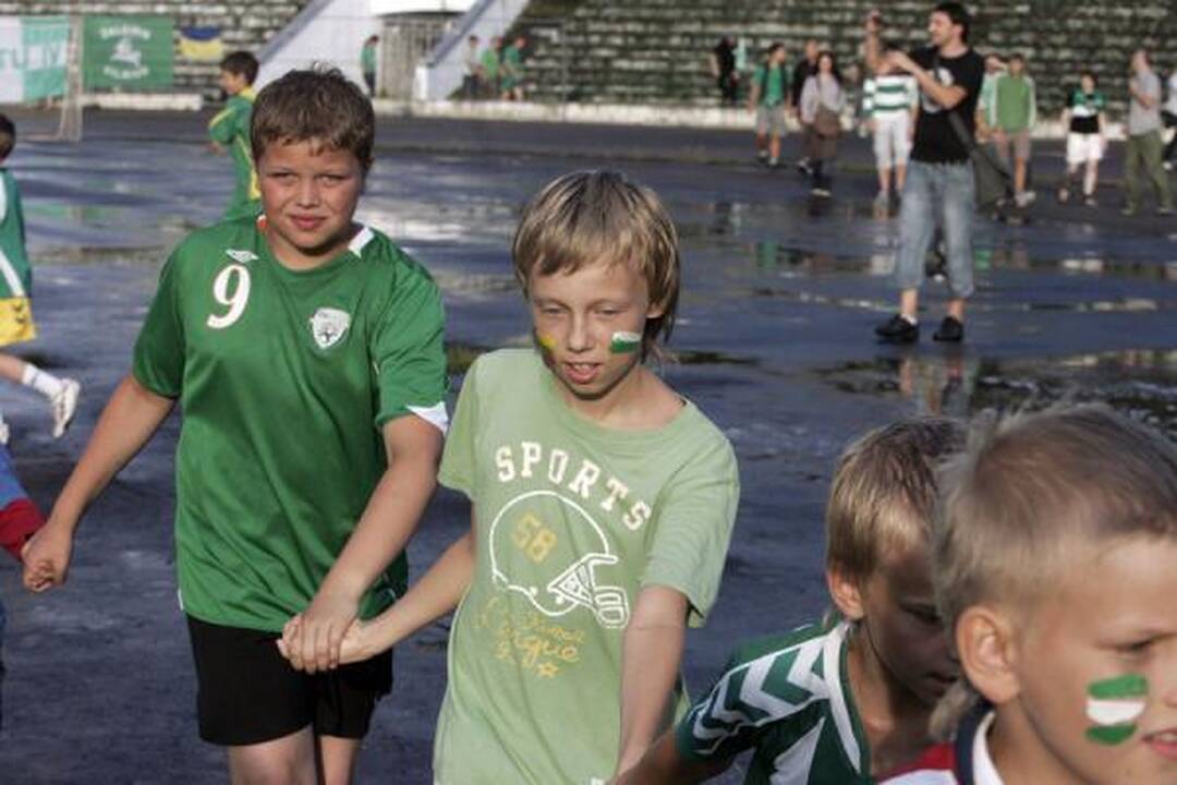 Žalgirio mūšį žalgiriečiai pažymėjo lygiosiomis su "Lechia"