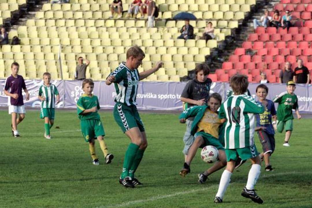 Žalgirio mūšį žalgiriečiai pažymėjo lygiosiomis su "Lechia"