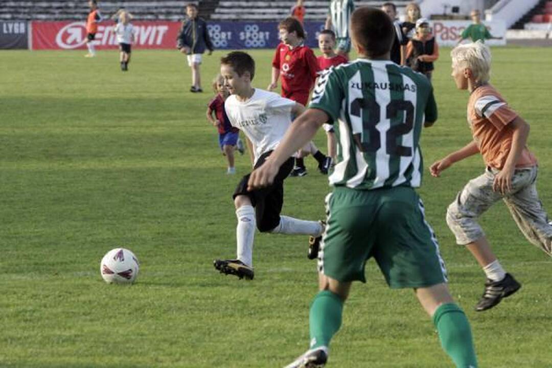 Žalgirio mūšį žalgiriečiai pažymėjo lygiosiomis su "Lechia"