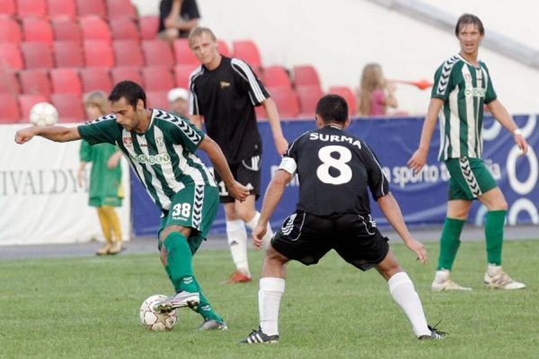 Žalgirio mūšį žalgiriečiai pažymėjo lygiosiomis su "Lechia"