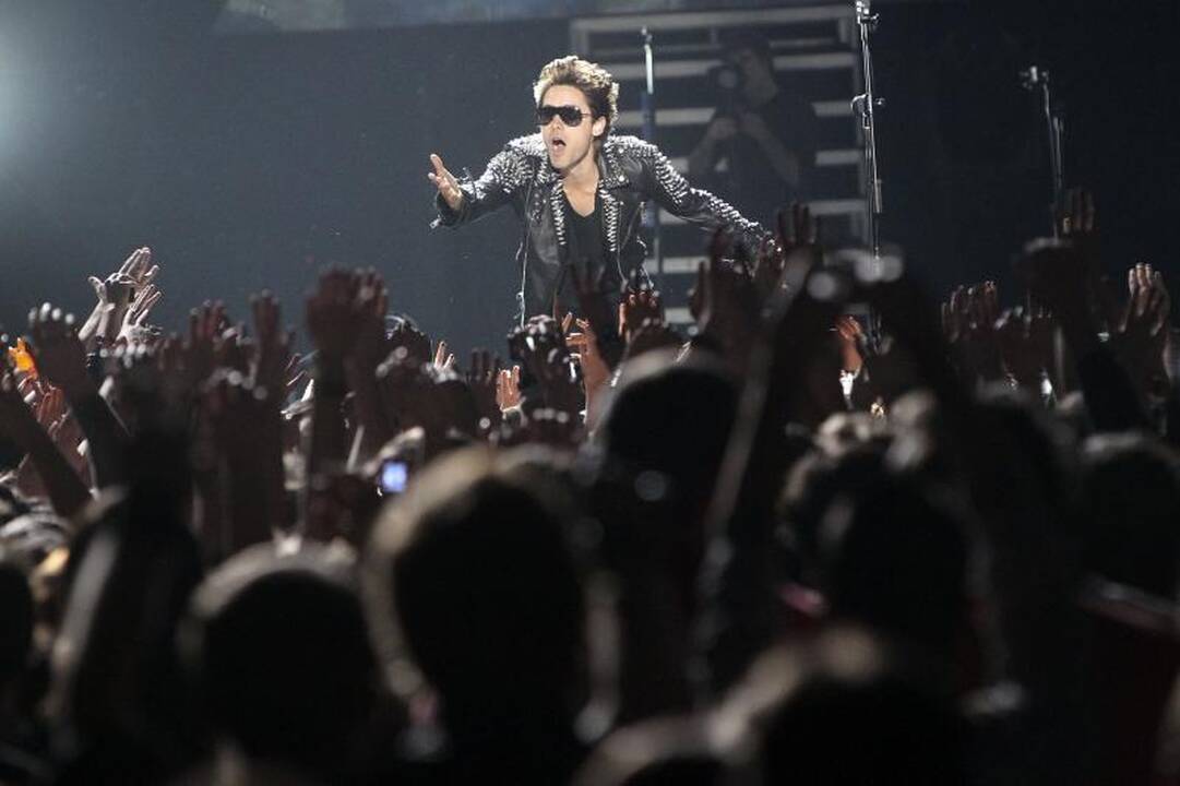 „30 Seconds to Mars“ gerbėjams padovanojo įspūdingą šou sostinėje
