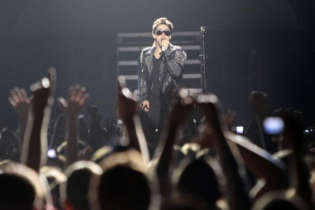 „30 Seconds to Mars“ gerbėjams padovanojo įspūdingą šou sostinėje