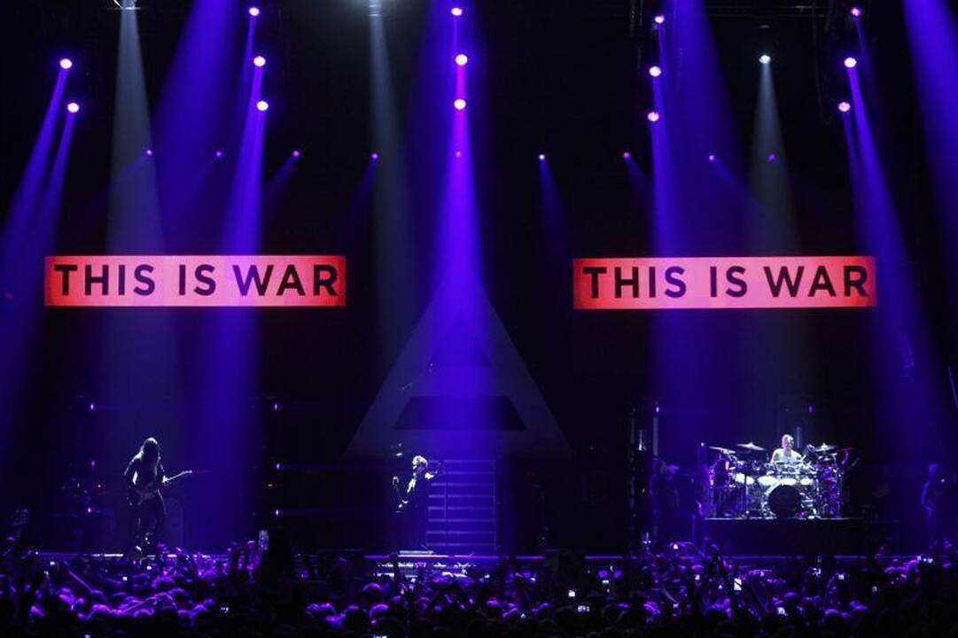 „30 Seconds to Mars“ gerbėjams padovanojo įspūdingą šou sostinėje
