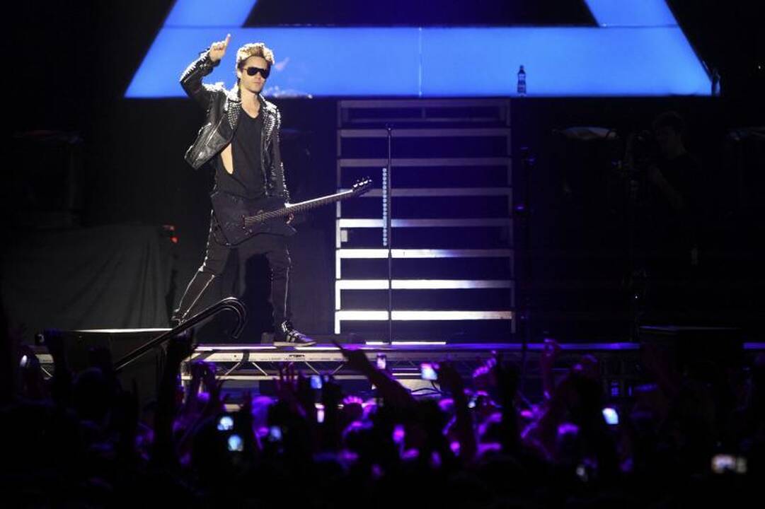 „30 Seconds to Mars“ gerbėjams padovanojo įspūdingą šou sostinėje