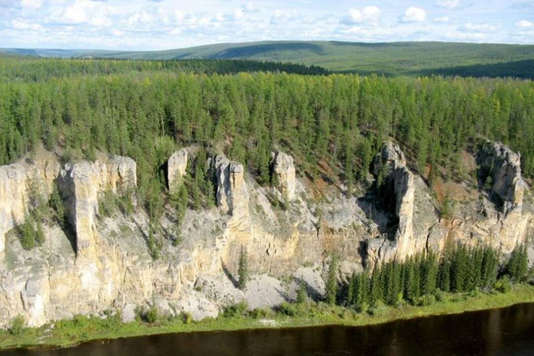 Dienos galerija: Lenos akmenų parkas Sibire