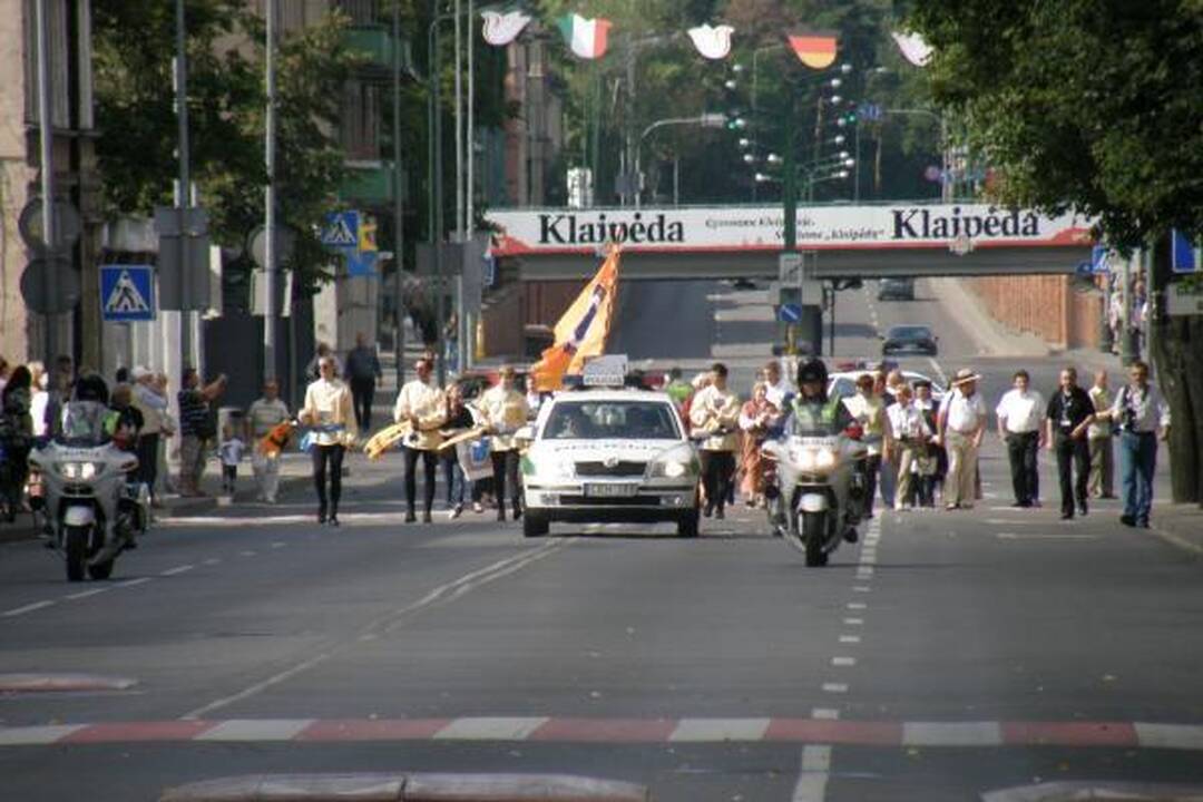 Per Klaipėdą žygiavo „Europiados“ paradas