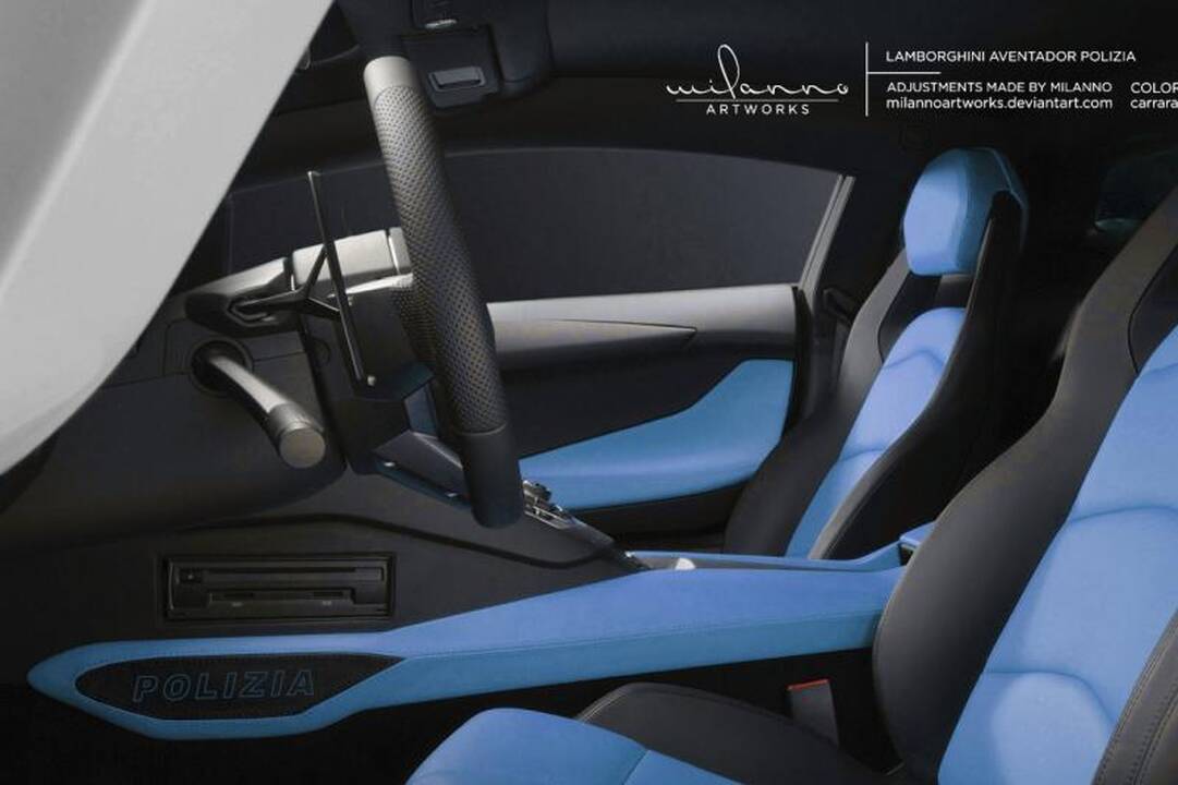 Italijos policija važinės „Lamborghini LP77-4 Aventador" žvėrimi