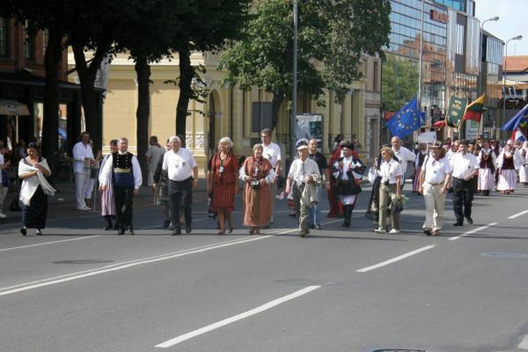 Per Klaipėdą žygiavo „Europiados“ paradas
