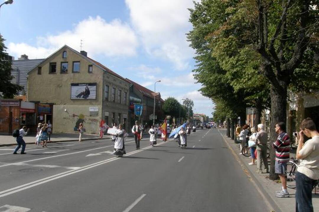 Per Klaipėdą žygiavo „Europiados“ paradas