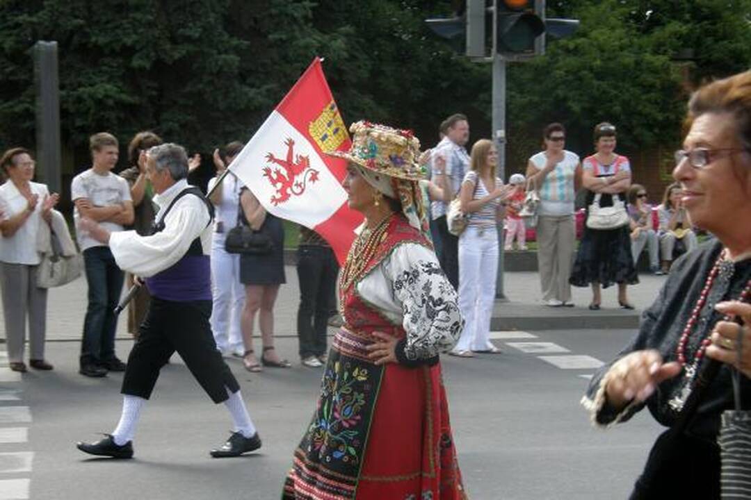 Per Klaipėdą žygiavo „Europiados“ paradas