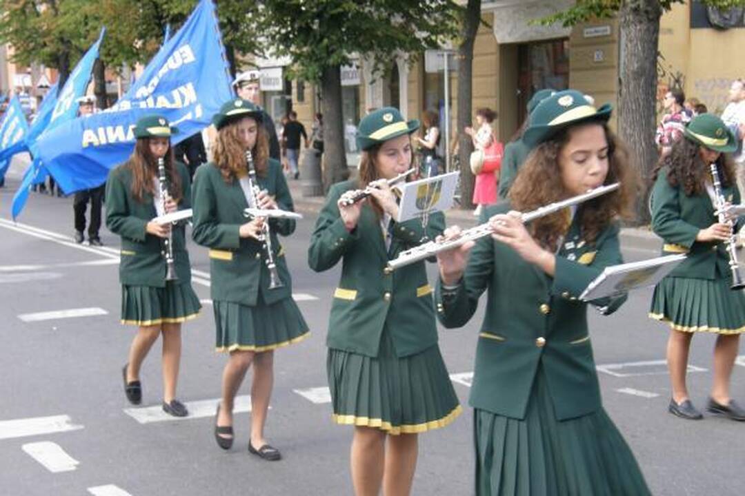 Per Klaipėdą žygiavo „Europiados“ paradas