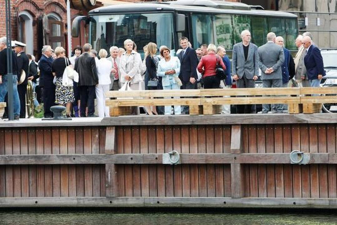 Atlantą perplaukusioms jachtoms – klaipėdiečių pagarba
