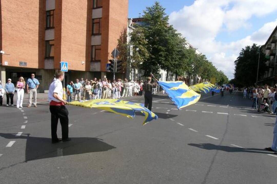 Per Klaipėdą žygiavo „Europiados“ paradas