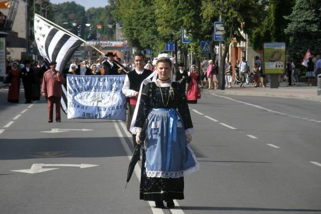 Per Klaipėdą žygiavo „Europiados“ paradas