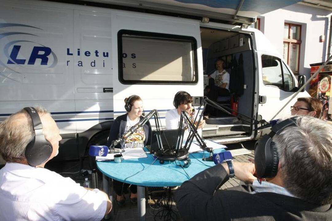 Radijo laida „Ryto garsai“ iš Klaipėdos kalbėjo visai Lietuvai 