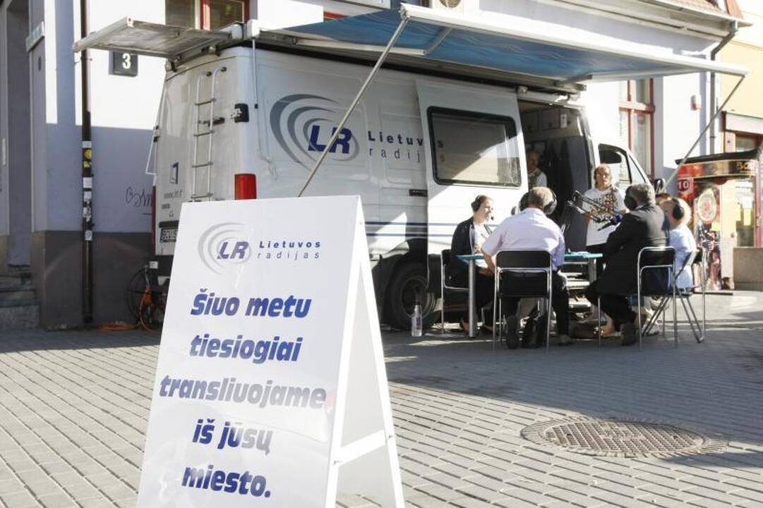 Radijo laida „Ryto garsai“ iš Klaipėdos kalbėjo visai Lietuvai 