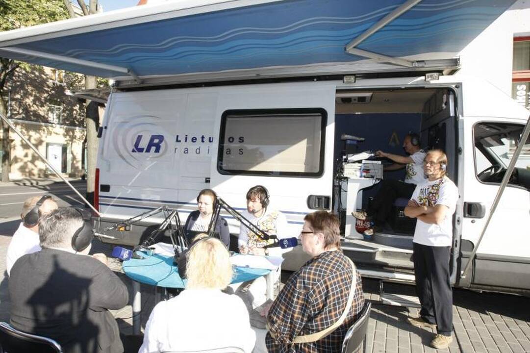 Radijo laida „Ryto garsai“ iš Klaipėdos kalbėjo visai Lietuvai 