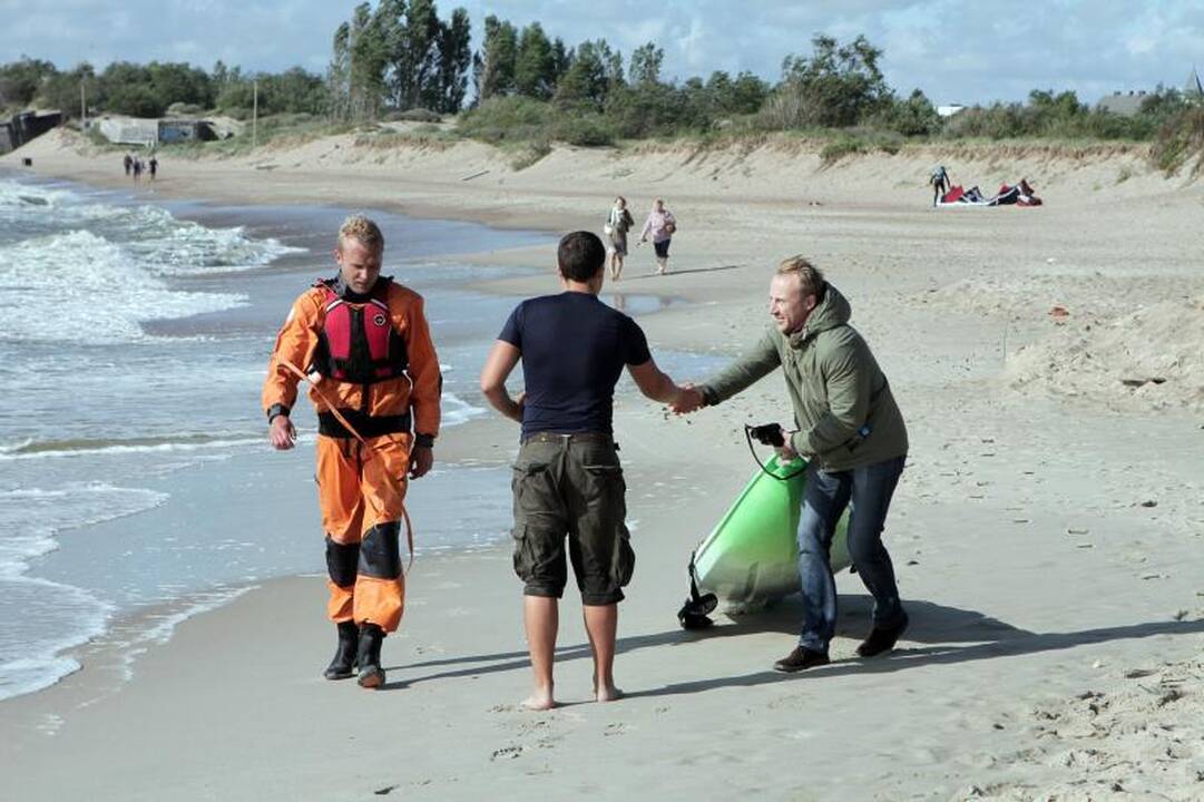 Klaipėdietis žygį baidare Talinas-Klaipėda baigė pėsčiomis 