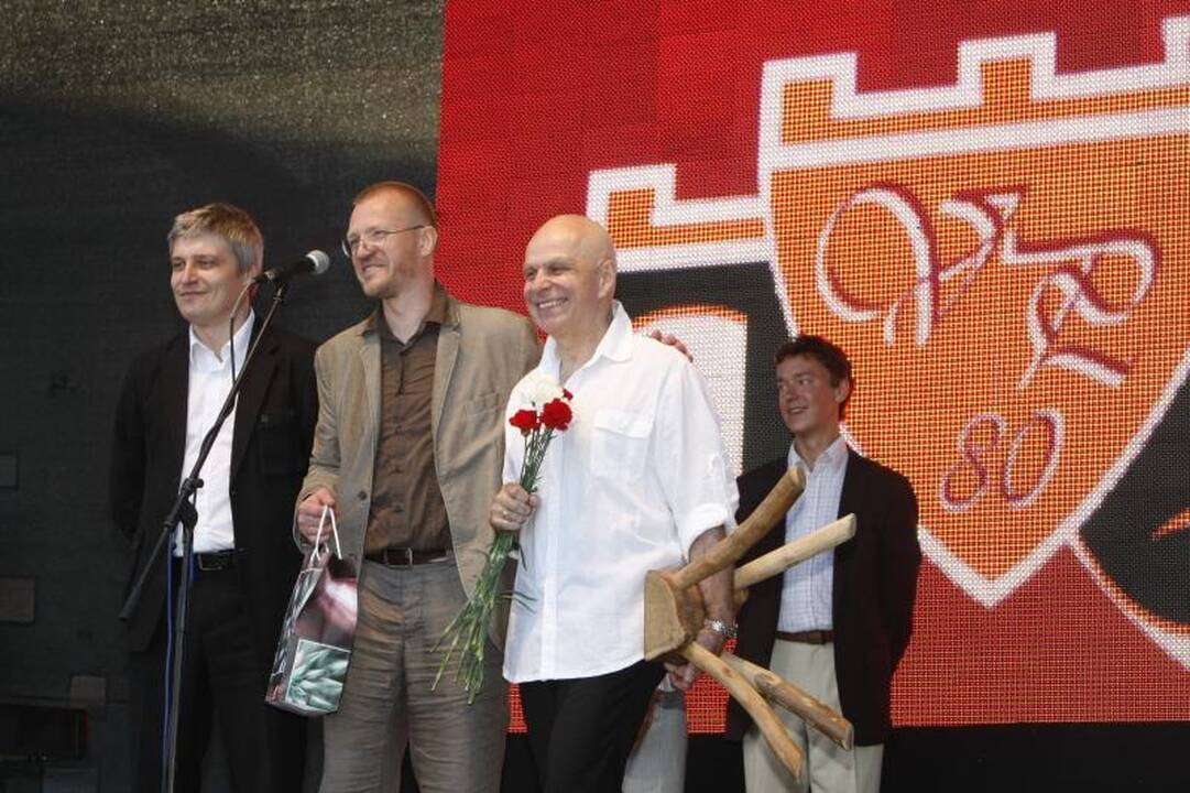 Valstybės dienos išvakarėse Klaipėdoje pagerbtas Vytautas Paukštė