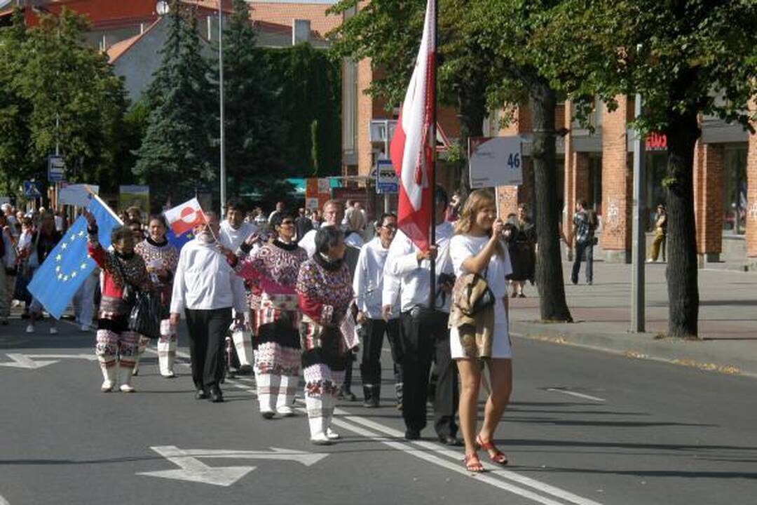 Per Klaipėdą žygiavo „Europiados“ paradas