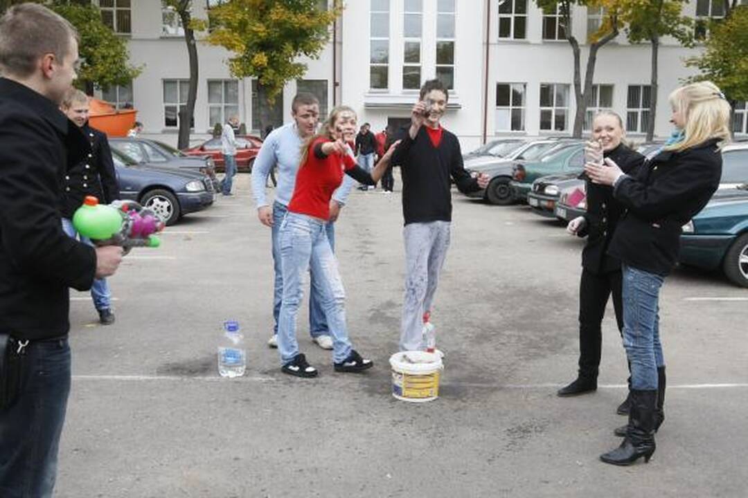 Būsimieji jūrininkai sulaukė krikšto