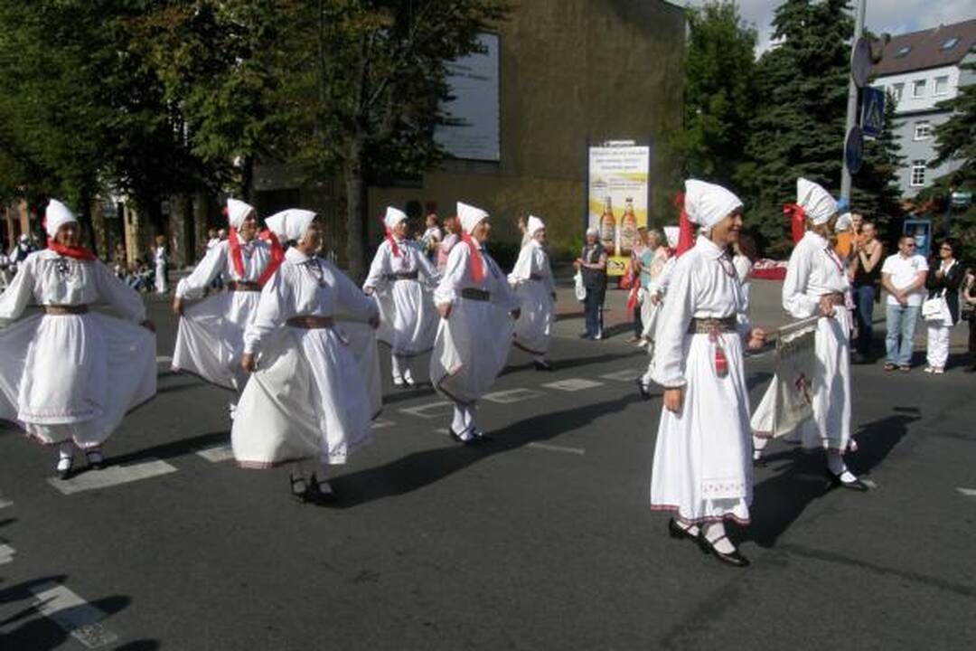 Per Klaipėdą žygiavo „Europiados“ paradas