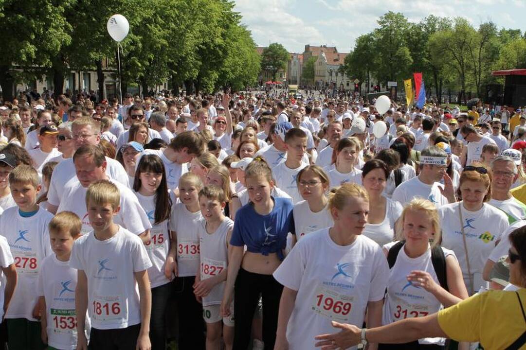 Klaipėdoje startavo jubiliejinis ''Vilties bėgimas"  