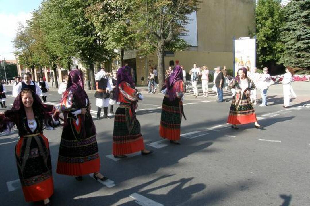 Per Klaipėdą žygiavo „Europiados“ paradas