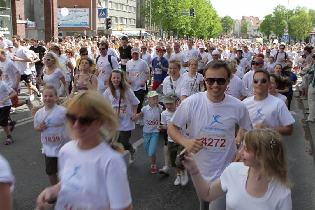 Klaipėdoje startavo jubiliejinis ''Vilties bėgimas"  