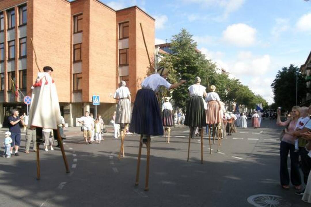 Per Klaipėdą žygiavo „Europiados“ paradas