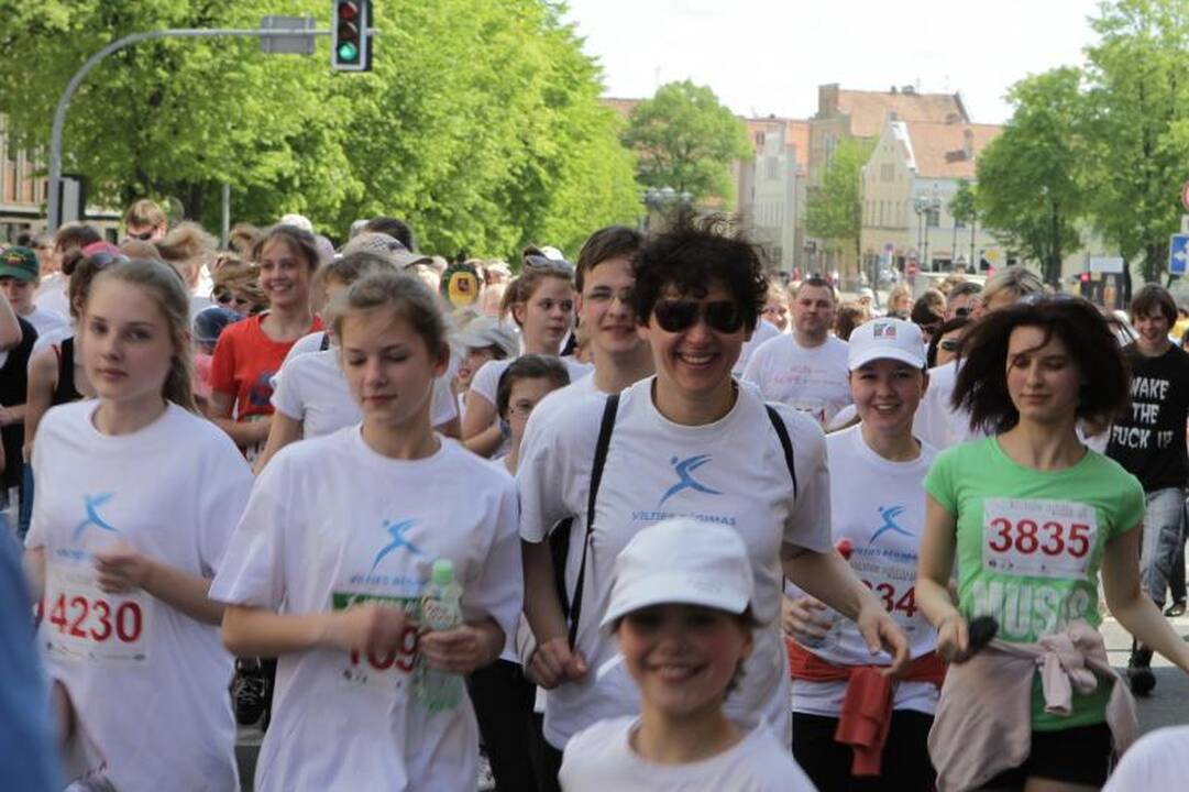 Klaipėdoje startavo jubiliejinis ''Vilties bėgimas"  