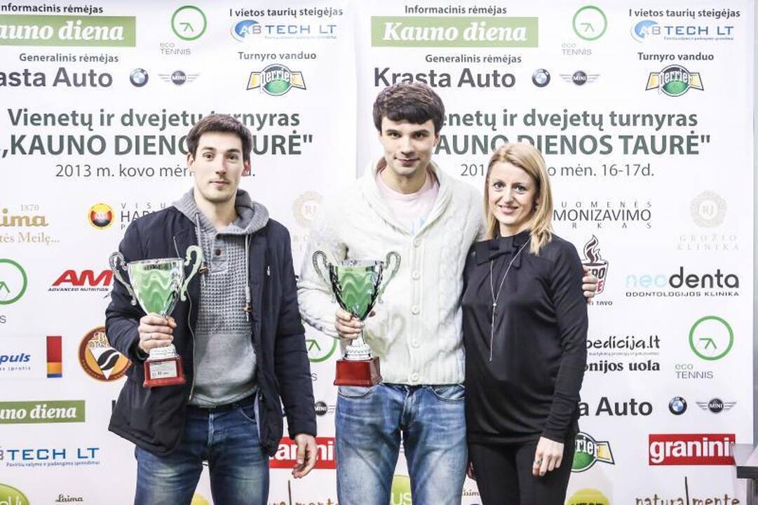 „Kauno dienos taurė“ – dvi dienas užtrukusi teniso fiesta