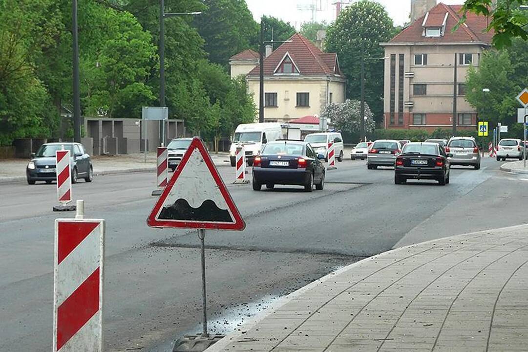 Parodos gatvės rekonstrukciją žadama baigti birželį