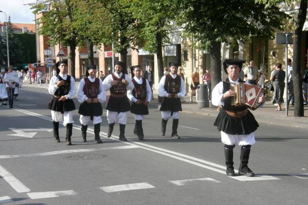 Per Klaipėdą žygiavo „Europiados“ paradas