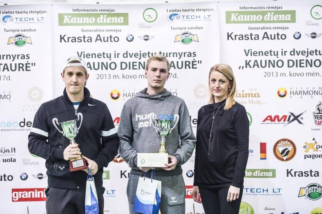 „Kauno dienos taurė“ – dvi dienas užtrukusi teniso fiesta