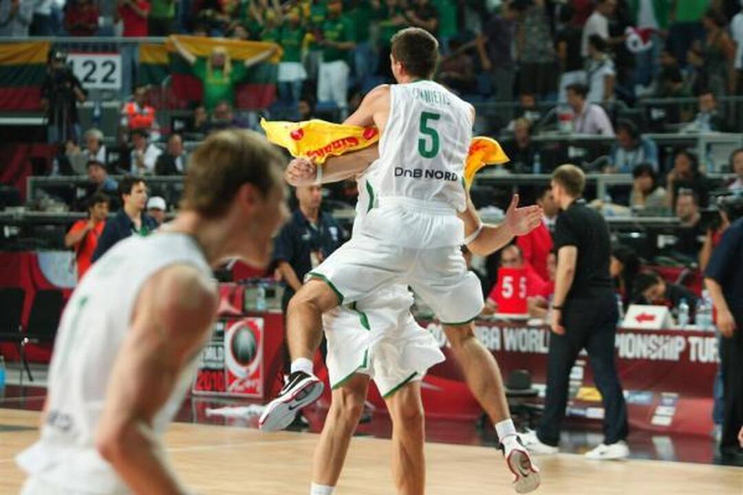 L.Kleiza: mes esame komanda