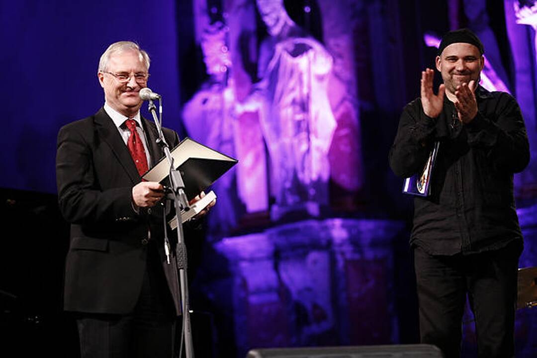 V.Kernagio apdovanojimą gavęs S.Bareikis: už ką, vaikinai?