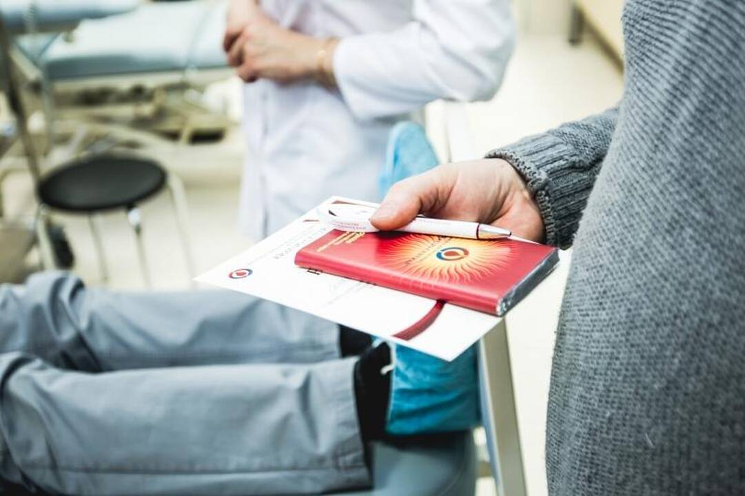 Studentiškas choras Kauno klinikoms paaukojo apie 5 litrus kraujo 