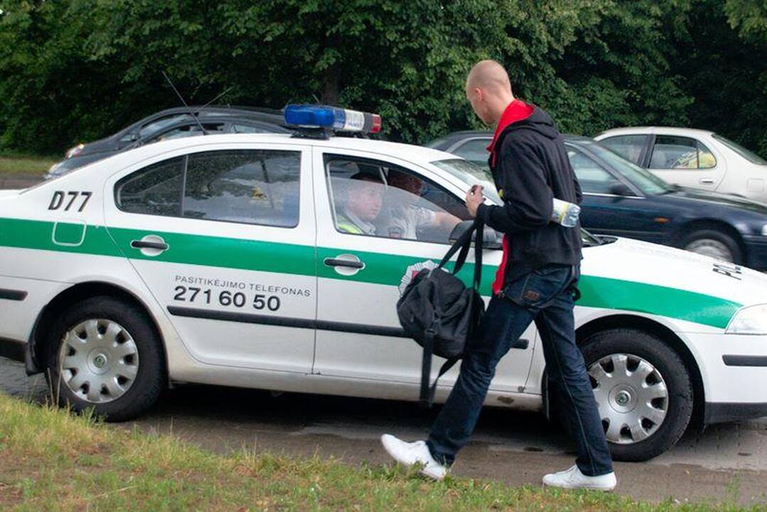 Nedėmesingas „Audi“ vairuotojas Vilniuje sukėlė avariją