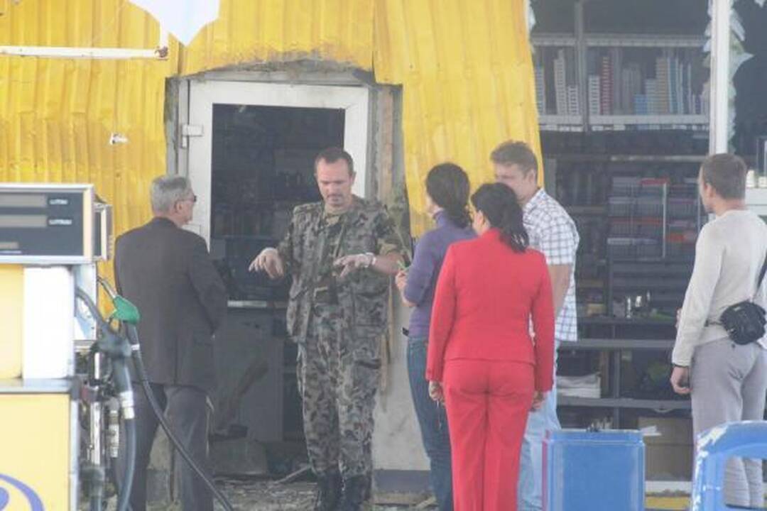 Degalinės sprogdinimu įtariamas 18-metis Kauno rajono gyventojas 